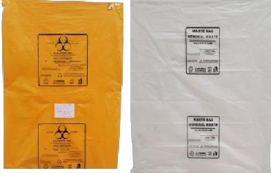 Medical Waste Polythene Bags - Various Sizes